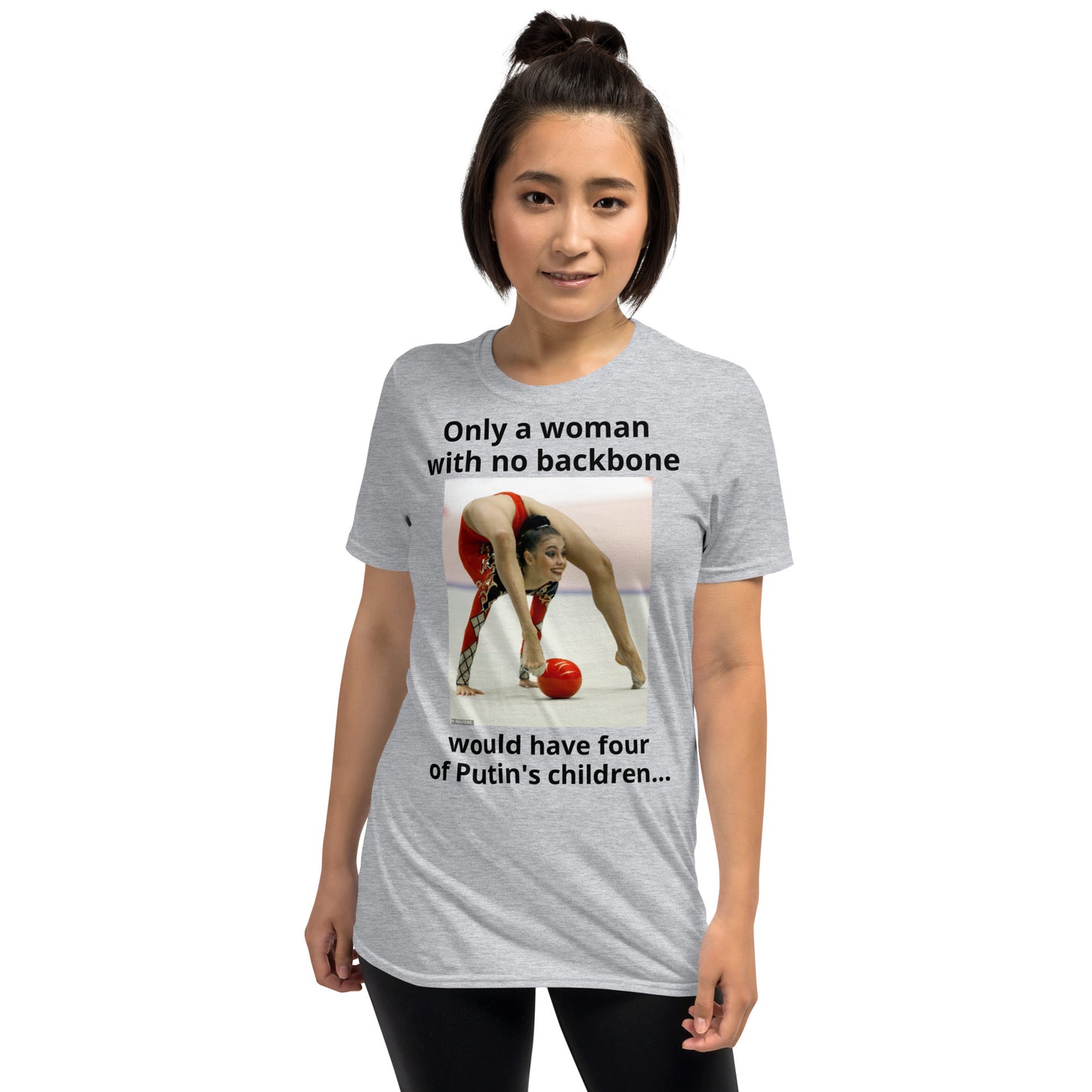 Putin's Lover and her "acrobatics" - short sleeve Tee shirt