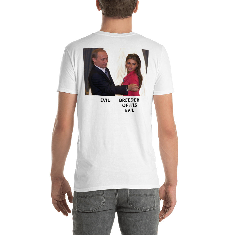 "I STAND AGAINST PUTIN": Putin and Girlfriend Tee-Shirt